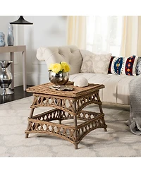 Sora Wicker Accent Table