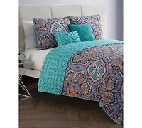 Vcny Home Yara Reversible 5-Pc. Quilt Set, Full/Queen