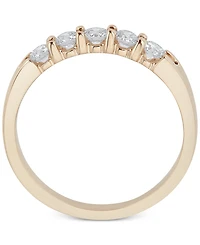 Diamond Five-Stone Ring (1/2 ct. t.w.) 14k White or Yellow Gold