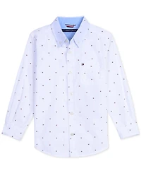 Tommy Hilfiger Toddler and Little Boys Fred All Over Print Button-Down Shirt
