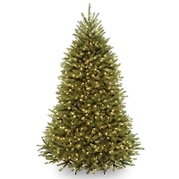 National Tree Company 7' Dunhill Fir Hinged Tree with 650 Dual Color Led Lights & PowerConnect