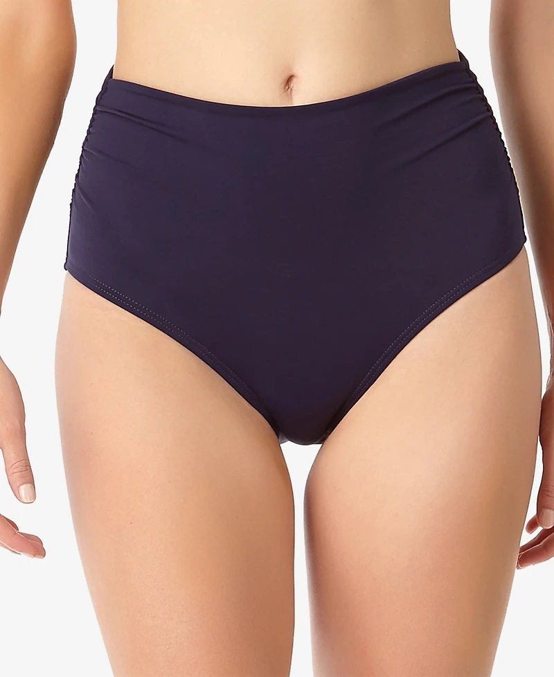 Anne Cole Live In Color High-Waist Swim Bottoms
