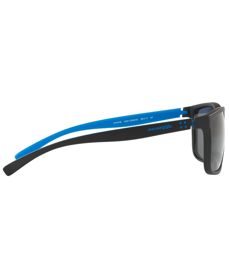 Arnette Polarized Sunglasses, AN4251 58 Stripe