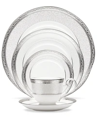 Noritake Dinnerware, Odessa Platinum 5 Piece Place Setting