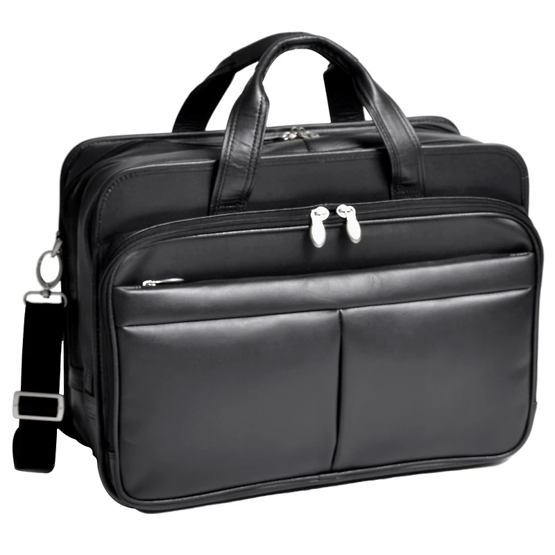 Mcklein Walton 17" Laptop Briefcase with Removable Sleeve