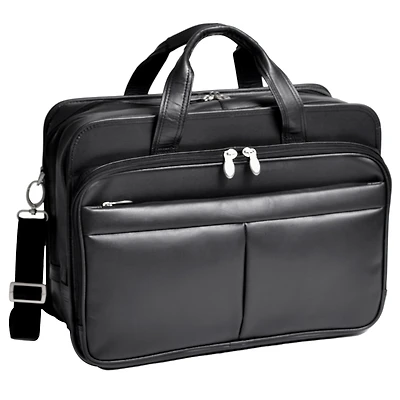 Mcklein Walton 17" Laptop Briefcase with Removable Sleeve