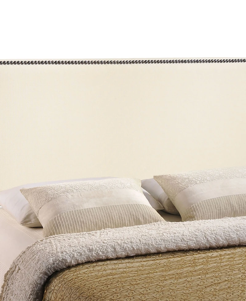 Region King Nailhead Upholstered Headboard