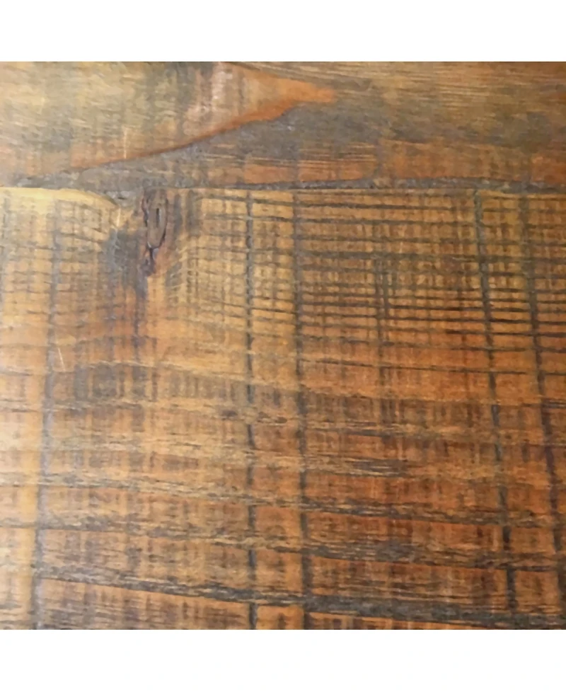 Pomona 27" Metal and Reclaimed Wood Square Coffee Table