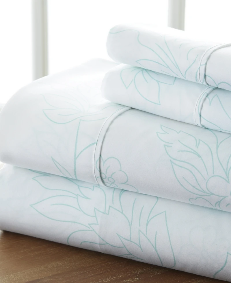 ienjoy Home The Timeless Classics Premium Ultra Soft Pattern -Pc. Sheet Set