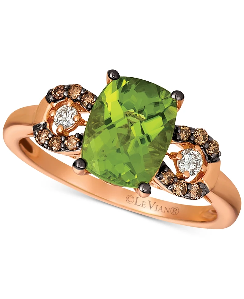 Le Vian Gemstone & Diamond Ring 14k Rose Gold or Yellow
