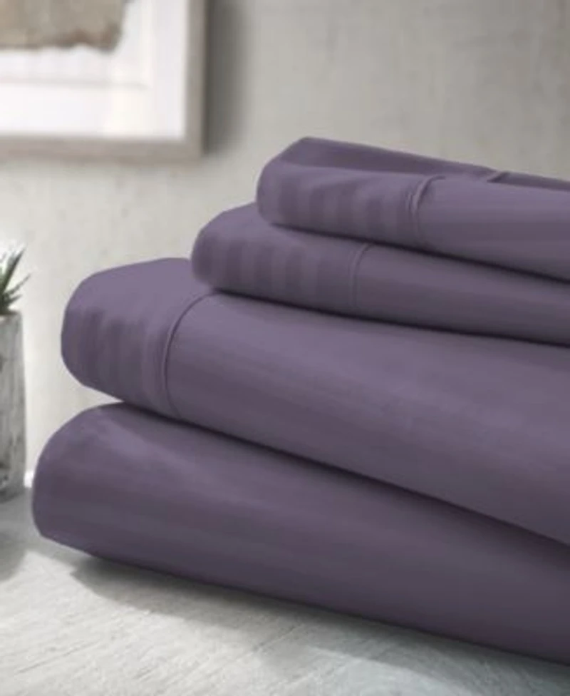 Ienjoy Home Expressed In Embossed Striped Sheet Sets