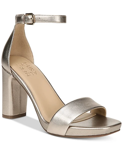 Naturalizer Joy Square Toe Ankle Strap Dress Sandals