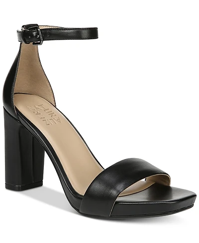 Naturalizer Joy Square Toe Ankle Strap Dress Sandals