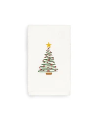 Linum Home Christmas Tree 100% Turkish Cotton Hand Towel