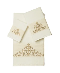 Linum Home Scarlet 3-Pc. Embellished Towel Set