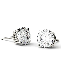 Moissanite Stud Earrings (2 ct. t.w. Diamond Equivalent) 14k White or Yellow Gold
