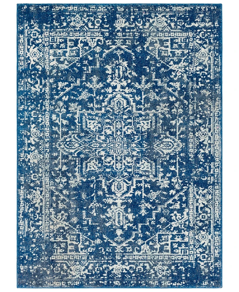Livabliss Harput Hap-1022 Dark Blue 5'3" x 7'3" Area Rug