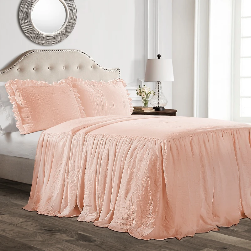 Lush Decor Ruffle Skirt -Pc. Bedspread Set