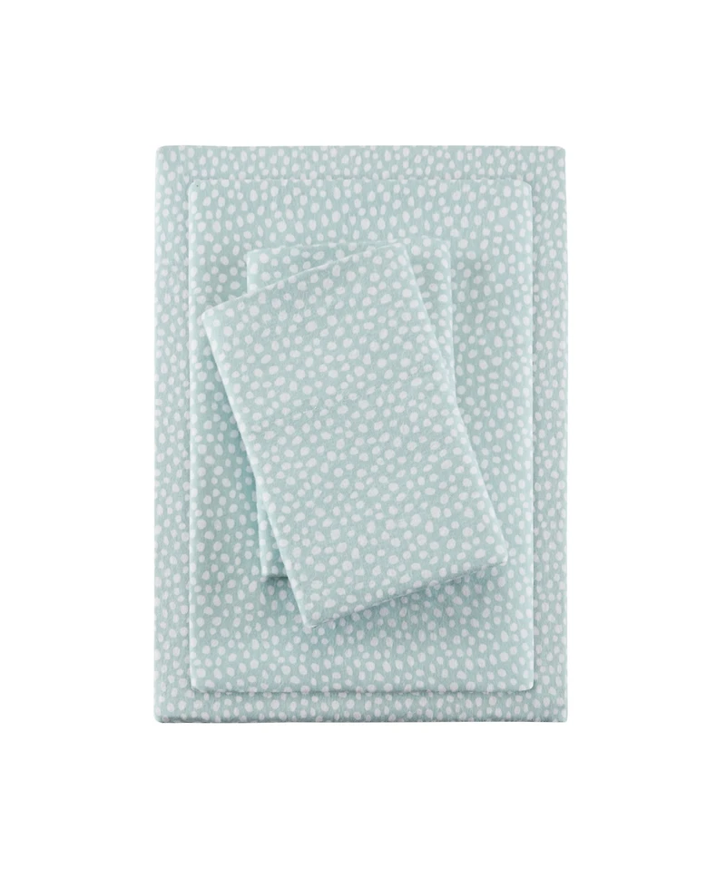 Madison Park Novelty Printed Cotton Flannel -Pc. Sheet Set