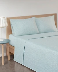 Madison Park Novelty Printed Cotton Flannel -Pc. Sheet Set