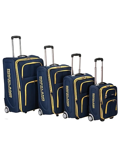 Rockland Varsity Polo 4-Pc. Softside Luggage Set