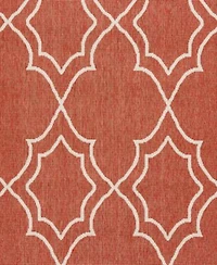 Livabliss Alfresco Alf 9591 Rust Area Rug Collection