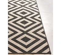Livabliss Alfresco Alf-9639 Black 2'3" x 4'6" Area Rug, Indoor/Outdoor