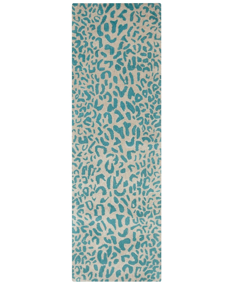 Livabliss Athena Ath-5120 Dark Green 3' x 12' Runner Area Rug