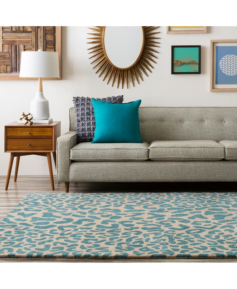 Livabliss Athena Ath-5120 Dark Green 2'6" x 8' Runner Area Rug