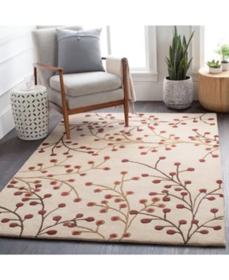 Livabliss Athena Ath 5053 Burgundy Area Rug Collection