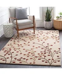 Livabliss Athena Ath 5053 Burgundy Area Rug Collection