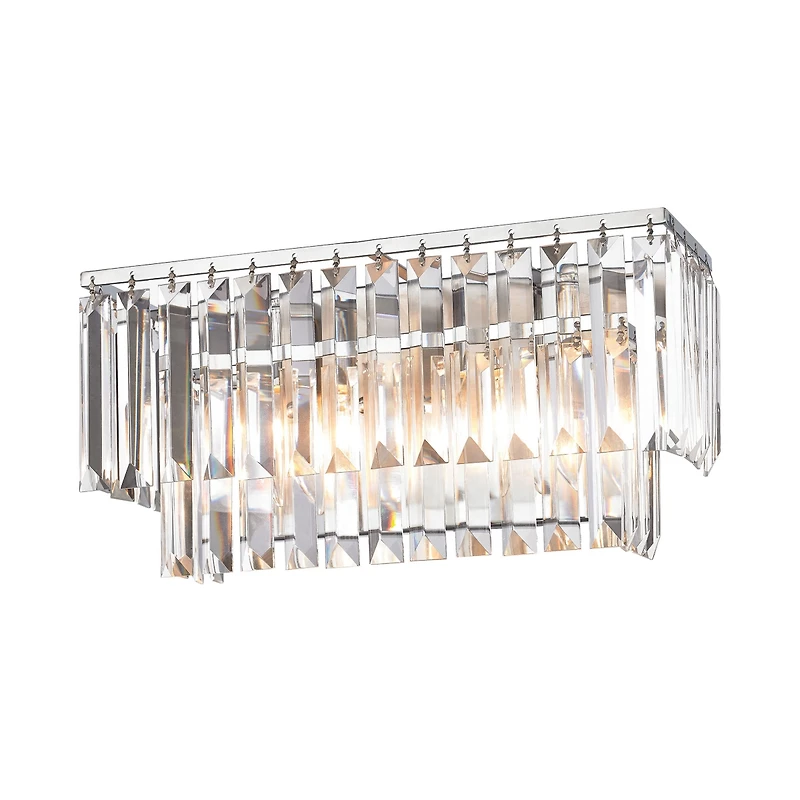Palacial 2 Light Vanity in Polished Chrome