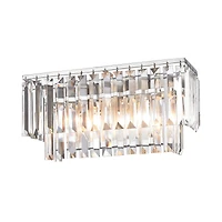 Palacial 2 Light Vanity in Polished Chrome