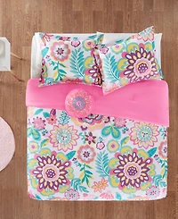 Intelligent Design Camille Floral 4-Pc. Comforter Set, Full/Queen