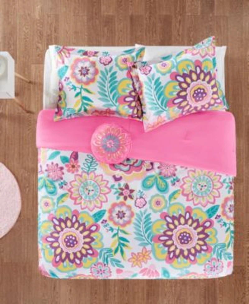 Intelligent Design Camille Floral 4 Pc. Comforter Sets