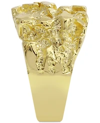 Men's Nugget Ring in 10k Gold