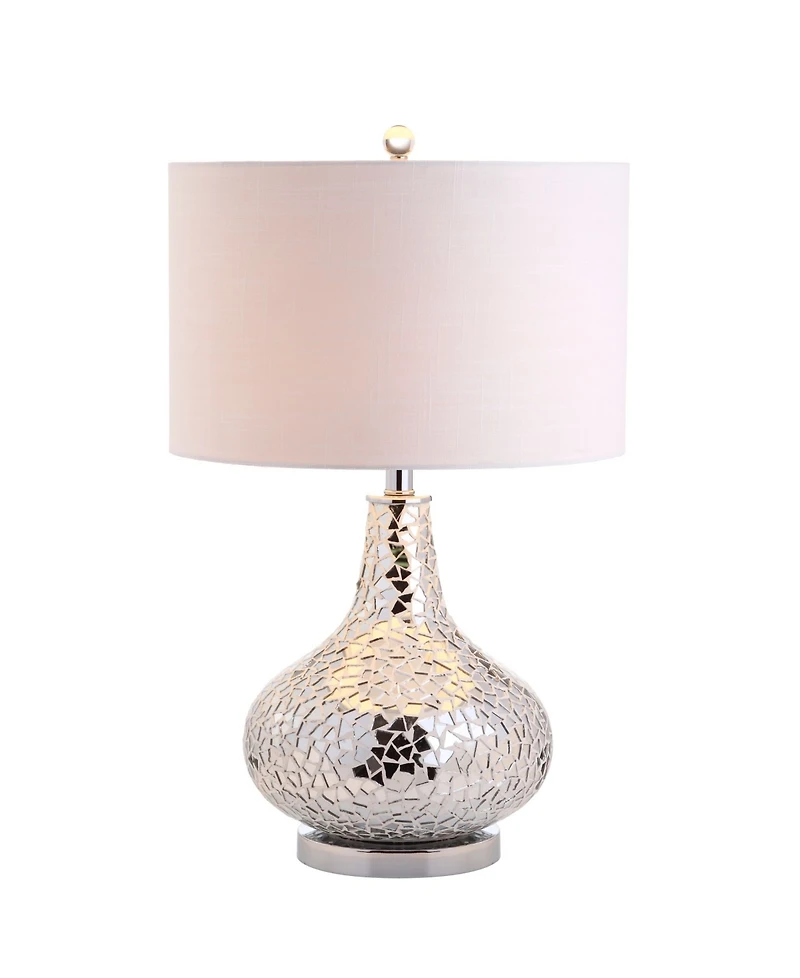 Jonathan Y Emilia Mirrored Mosaic Led Table Lamp
