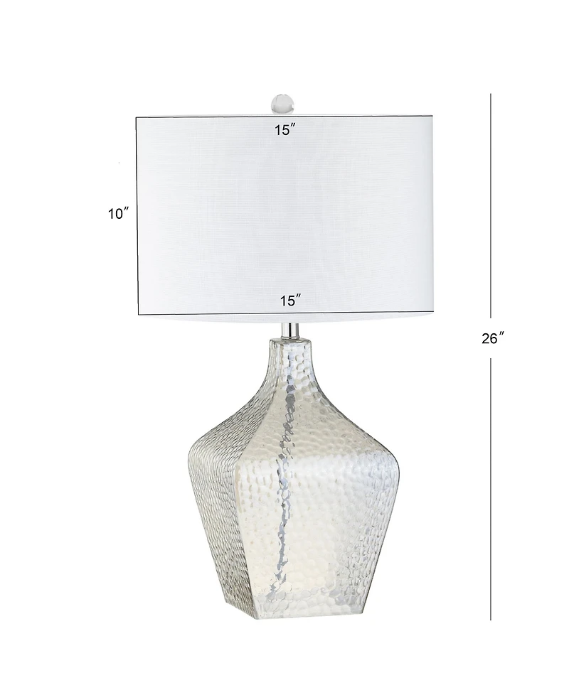 Jonathan Y Jane Glass Led Table Lamp