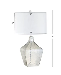 Jonathan Y Jane Glass Led Table Lamp