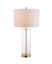 Jonathan Y Collins Glass Led Table Lamp
