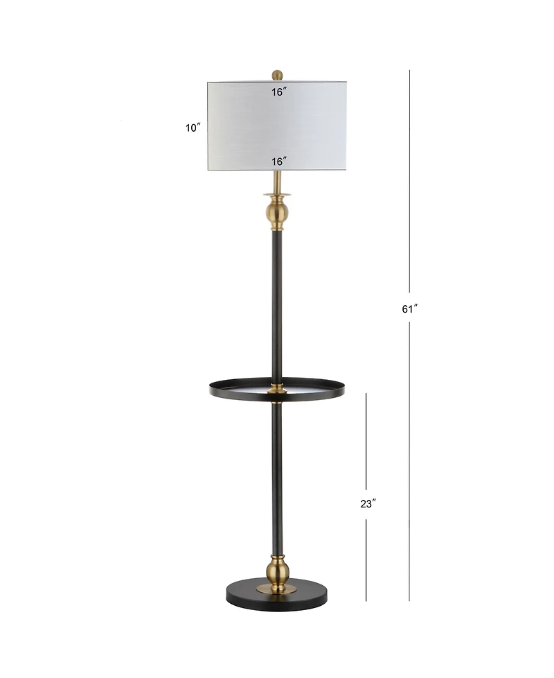 Jonathan Y Evans Led End Table Floor Lamp