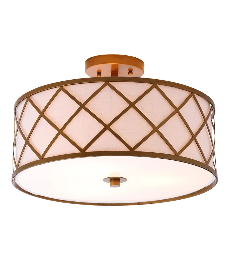 Jonathan Y Elizabeth Metal Led Flush Mount