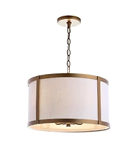 Jonathan Y Thatcher Metal Led Pendant Light