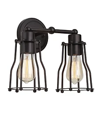 Jonathan Y Evelyn -Light Metal Vanity Light