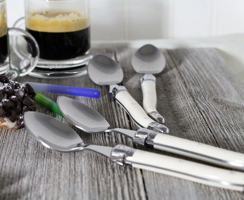 French Home Laguiole Coffee Spoons, Set of 4