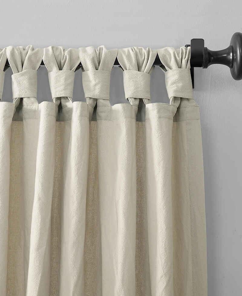 Washed Cotton Twist Tab Curtain
