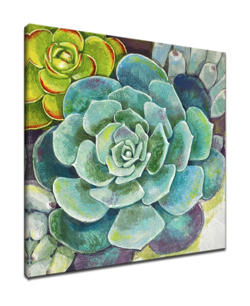 Ready2HangArt 'Botanical Bliss Ii' Floral Canvas Wall Art, 30x30"