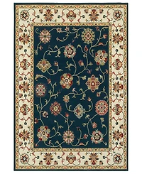 Closeout! Oriental Weavers Kashan 2336B Navy/Ivory 5'3" x 7'6" Area Rug