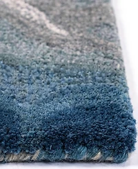 Liora Manne' Corsica 9146 Water 2' x 7'6" Runner Area Rug