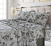 Tribeca Living Lisbon 300 Thread Count Cotton Sateen Extra Deep Pocket Sheet Set